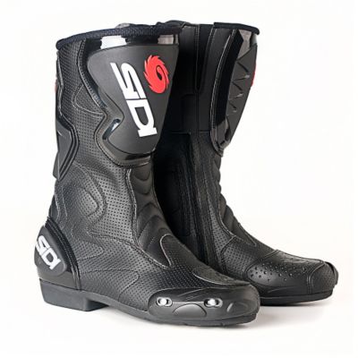 Sidi Fusion Air Motorcycle Boots -US 12.5/Euro 47 Black pictures