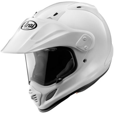 Arai XD4 Solid Dual-Sport Motorcycle Helmet -LG White pictures