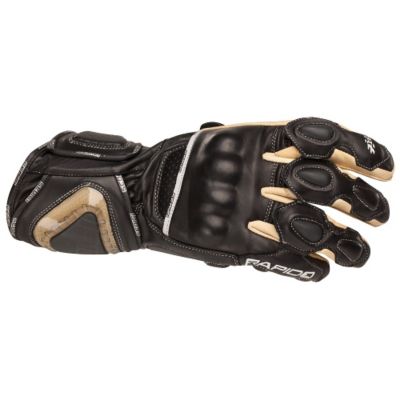 Sedici Rapido Leather Motorcycle Gloves -MD Gunmetal/ Black pictures