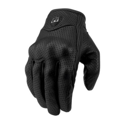 Icon Pursuit Touchscreen Perforated Leather Motorcycle Gloves -XL Black pictures