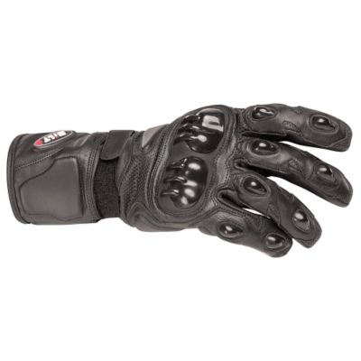 Bilt Speed Leather Motorcycle Gloves -5XL Gunmetal/ Black pictures