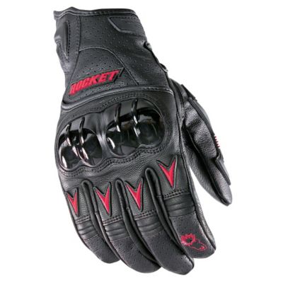 JOE Rocket Superstock Leather Motorcycle Gloves -SM Black/White pictures