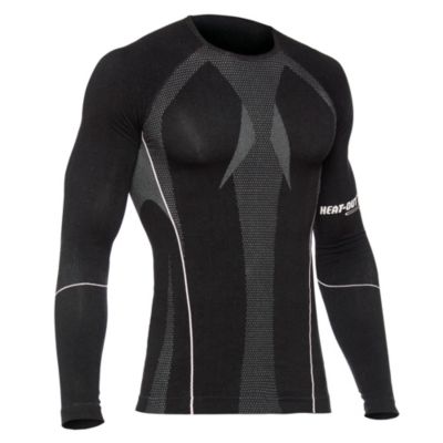 Heat-Out Base Layer Long Sleeve Crew Neck Top -MD Black pictures