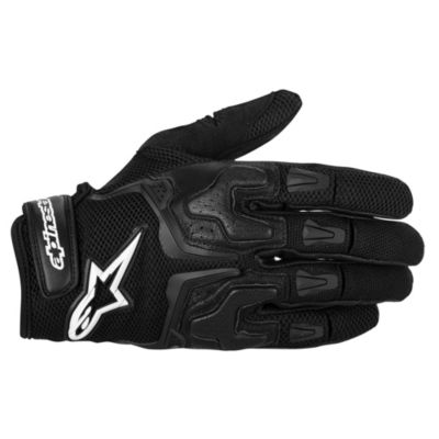 Alpinestars Smx-3 Air Leather/Mesh Motorcycle Gloves -MD White/ Black/Red pictures