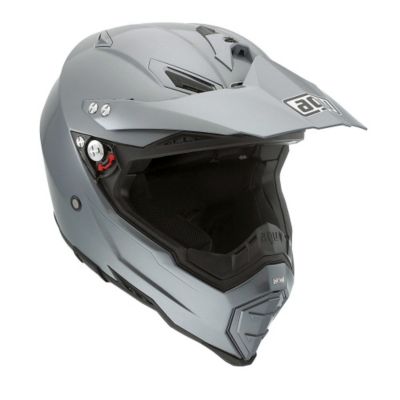 AGV Ax-8 Dual-Sport Evo Off-Road Motorcycle Helmet -XL Titanium Gray pictures