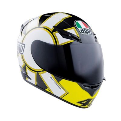 AGV K3 Gothic Full-Face Motorcycle Helmet -SM Black pictures