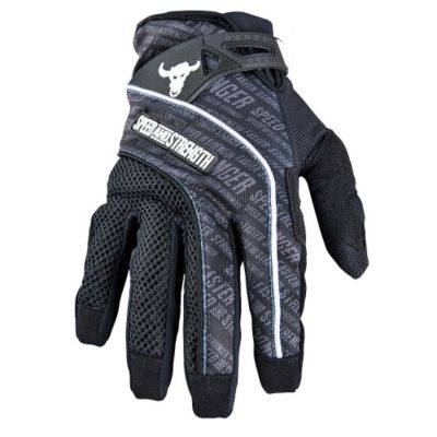 Speed AND Strength 2013 Lunatic Fringe Mesh/Textile Motorcycle Gloves -LG White pictures