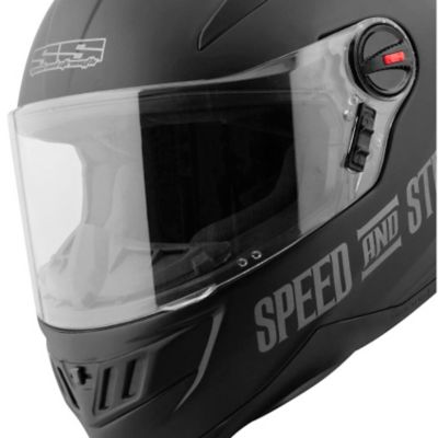 Speed AND Strength Ss1700 Helmet Faceshield -All Silver pictures