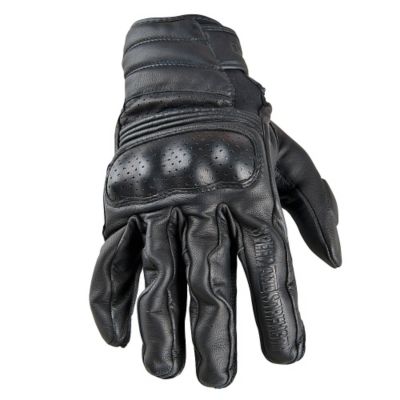 Speed AND Strength Strip Search Leather Motorcycle Gloves -MD Black pictures