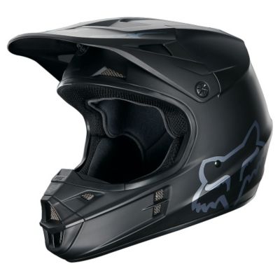 FOX 2015 V1 Matte Off-Road Motorcycle Helmet -XS Black pictures