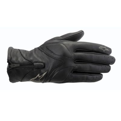 Alpinestars Women's Stella Vika Leather Motorcycle Gloves -SM Black pictures