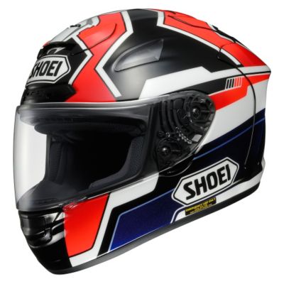 Shoei X-Twelve Marquez Full-Face Motorcycle Helmet -SM Red/ Blue pictures