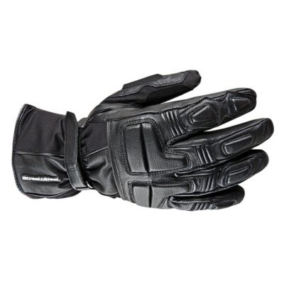 Street & Steel Nitro Leather and Textile Motorcycle Gloves -LG Black pictures