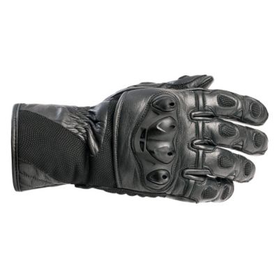 Bilt Techno Waterproof Leather Motorcycle Gloves -3XL Black pictures