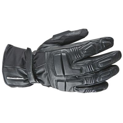 Street & Steel Women's Nitro Leather and Textile Motorcycle Gloves -LG Black pictures