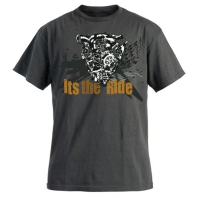 Cycle Gear It's The Ride Short Sleeve Tee -LG Charcoal pictures