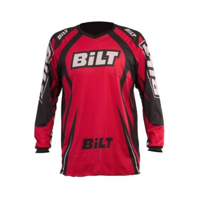 Bilt Kid's Free Flow Vented Off-Road Motorcycle Jersey -XL Red/Black pictures