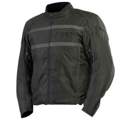 Custom Bilt Shadow Waterproof Textile Motorcycle Jacket -LG Black pictures