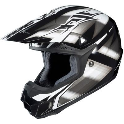 HJC Cl-X6 Spectrum Off-Road Motorcycle Helmet -SM Black/White Gray pictures
