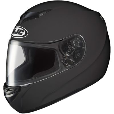 HJC Cs-R2 Solid Full-Face Motorcycle Helmet -MD Black pictures