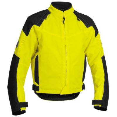Firstgear Rush Waterproof Textile Motorcycle Jacket -MD Day Glo pictures