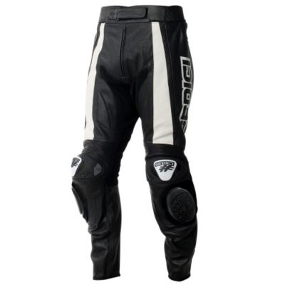 Sedici Rapido Leather Motorcycle Pants -42 Black/White pictures