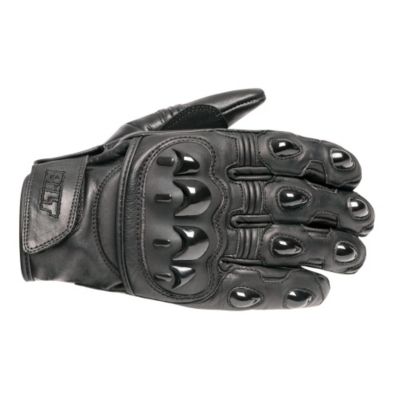 Bilt Sprint Racer Leather Motorcycle Gloves -5XL White/Black pictures