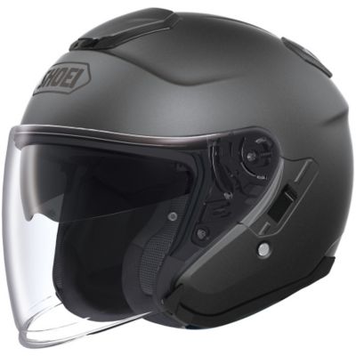 Shoei J-Cruise Open-Face Motorcycle Helmet -MD Black pictures
