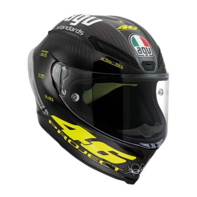 AGV Pista GP Project 46 Full-Face Motorcycle Helmet -ML Carbon Fiber/Yellow pictures