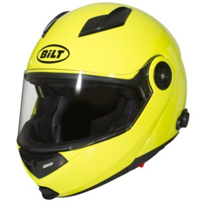Bilt Techno Bluetooth Modular Motorcycle Helmet -LG Black pictures