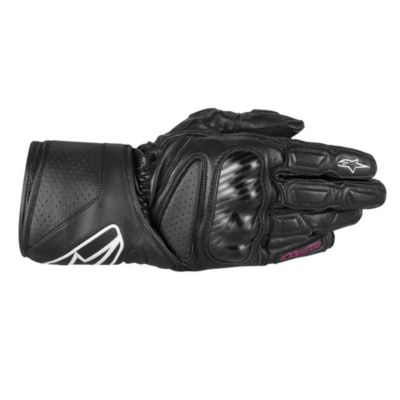 Alpinestars Women's Stella Sp-8 Leather Motorcycle Gloves -XL Black/White pictures