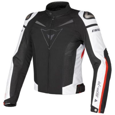 Dainese Super Speed Textile Motorcycle Jacket -50 Black/WhiteRed pictures