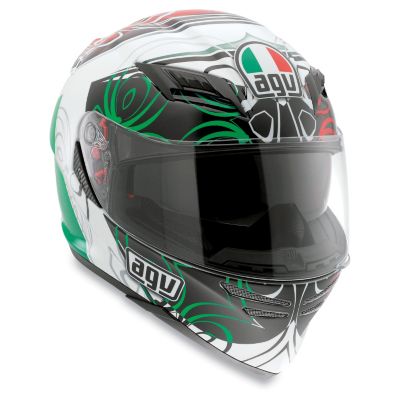 AGV Horizon Absolute Full-Face Helmet -SM Green/White/Red pictures