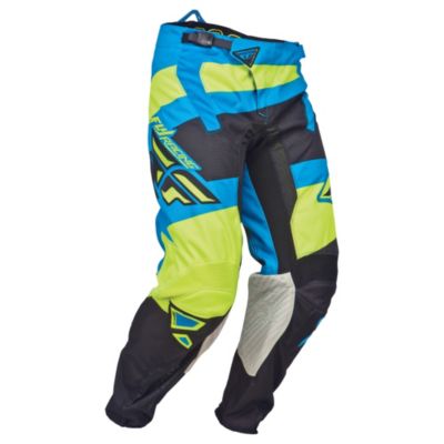 FLY Racing 2014 Kinetic Blocks Off-Road Motorcycle Pants -40 Blue/Day Glo pictures