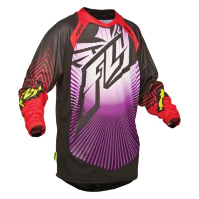 FLY Racing 2014 Lite Hydrogen Off-Road Motorcycle Jersey -LG Red/Purple pictures