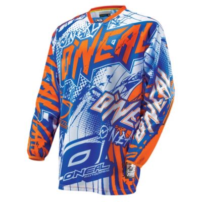 O'neal 2014 Hardwear Automatic Off-Road Motorcycle Jersey -LG Blue/ Orange pictures