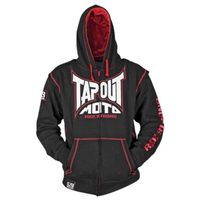 Speed AND Strength Tapout Armored Zip Hoody -XL Black/Red pictures