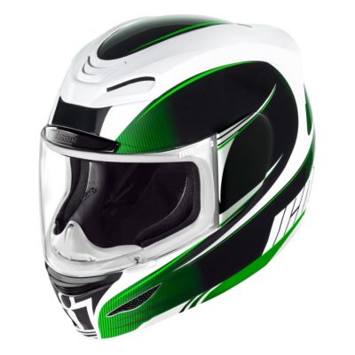 Icon Airmada Salient Full-Face Motorcycle Helmet -LG Red pictures