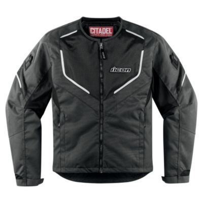 Icon Citadel Mesh Motorcycle Jacket -LG Black pictures