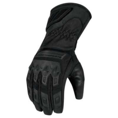 Icon Citadel Waterproof Motorcycle Gloves -LG Red pictures