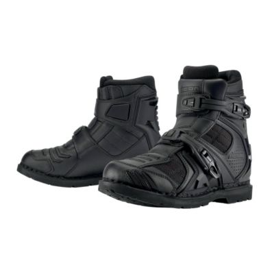 Icon Field Armor 2 Leather/Textile Motorcycle Boots -9.5 Gray pictures
