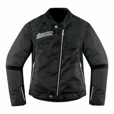 Icon Women's Hella 2 Textile Motorcycle Jacket -MD Black pictures