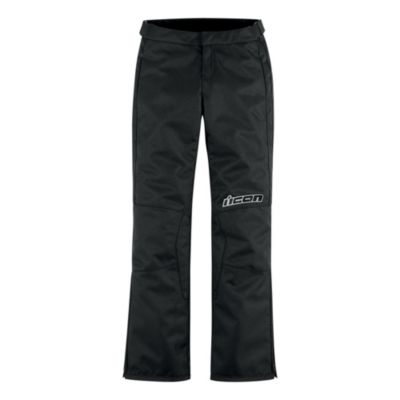 Icon Women's Hella 2 Textile Motorcycle Pants -4 Gray pictures