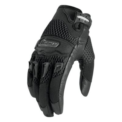 Icon Women's Twenty-Niner Motorcycle Gloves -XS Black pictures