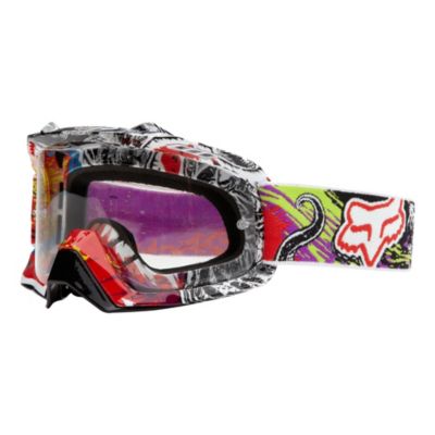 FOX Airspc Off-Road Goggles -All Encore Rasta/Clear pictures