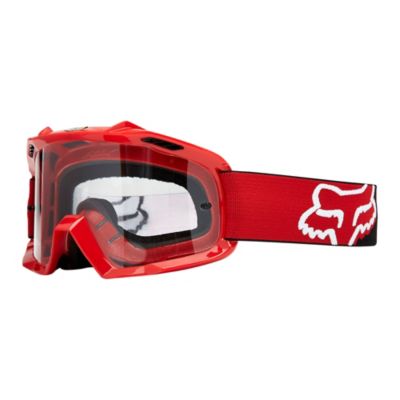 FOX Kid's Airspc Off-Road Goggles -All Red/Clear pictures