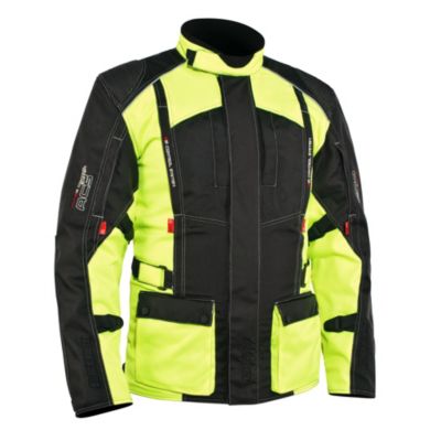 Sedici Ultimo Waterproof Textile Motorcycle Jacket -MD Black/Day-Glo pictures