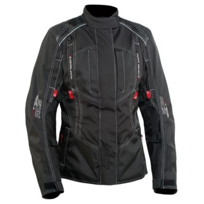 Sedici Women's Rapido Waterproof Textile Motorcycle Jacket -XL Black pictures