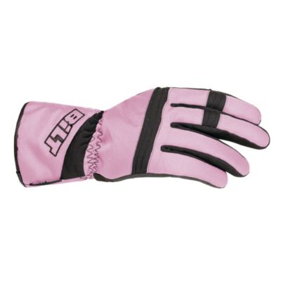 Bilt Women's Tempest Waterproof Textile Motorcycle Gloves -MD Pink/Black pictures
