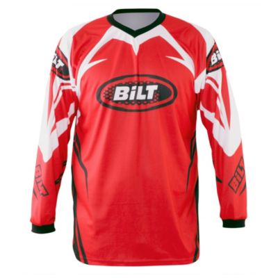 Bilt Kid's Daredevil Off-Road Motorcycle Jersey -XL Black/Red pictures